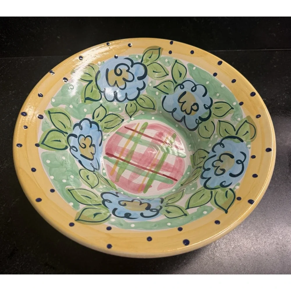 Steve & Laurie Turner Majolica Pottery Floral 11